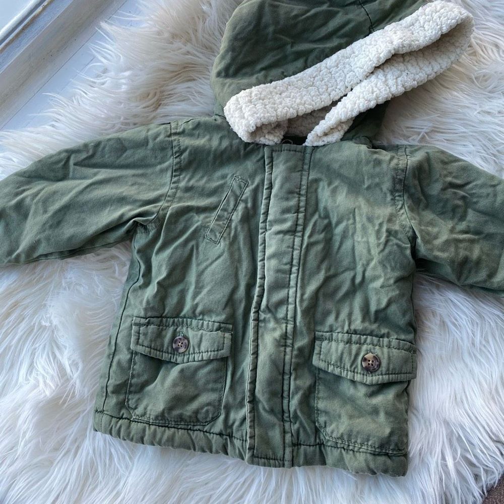 Olive canvas jacket